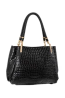 Crocodile Effect Shoulder Bag