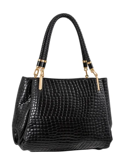 Crocodile Effect Shoulder Bag
