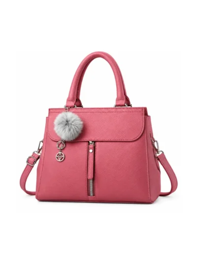Fur Ball Ladies Hand Tote