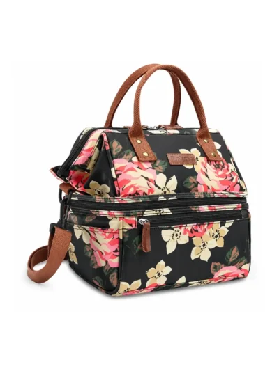 Double Deck Fashion Lunch Tote for Women